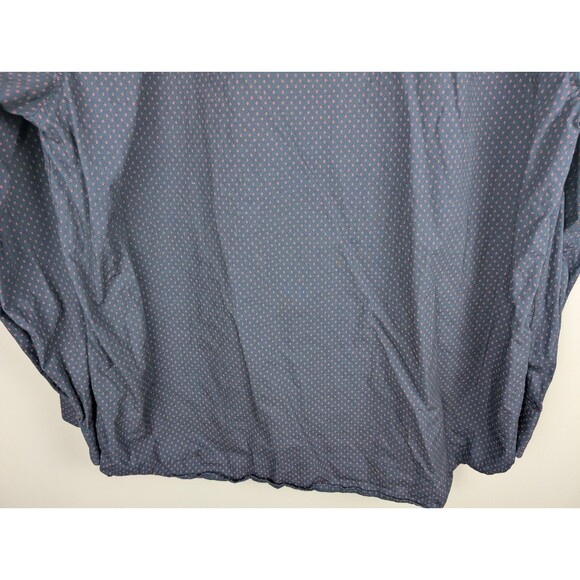 Beverly Hills Polo Club Mens Button-Up Shirt 2XL Geometric Print Long Sleeve - Picture 8 of 10